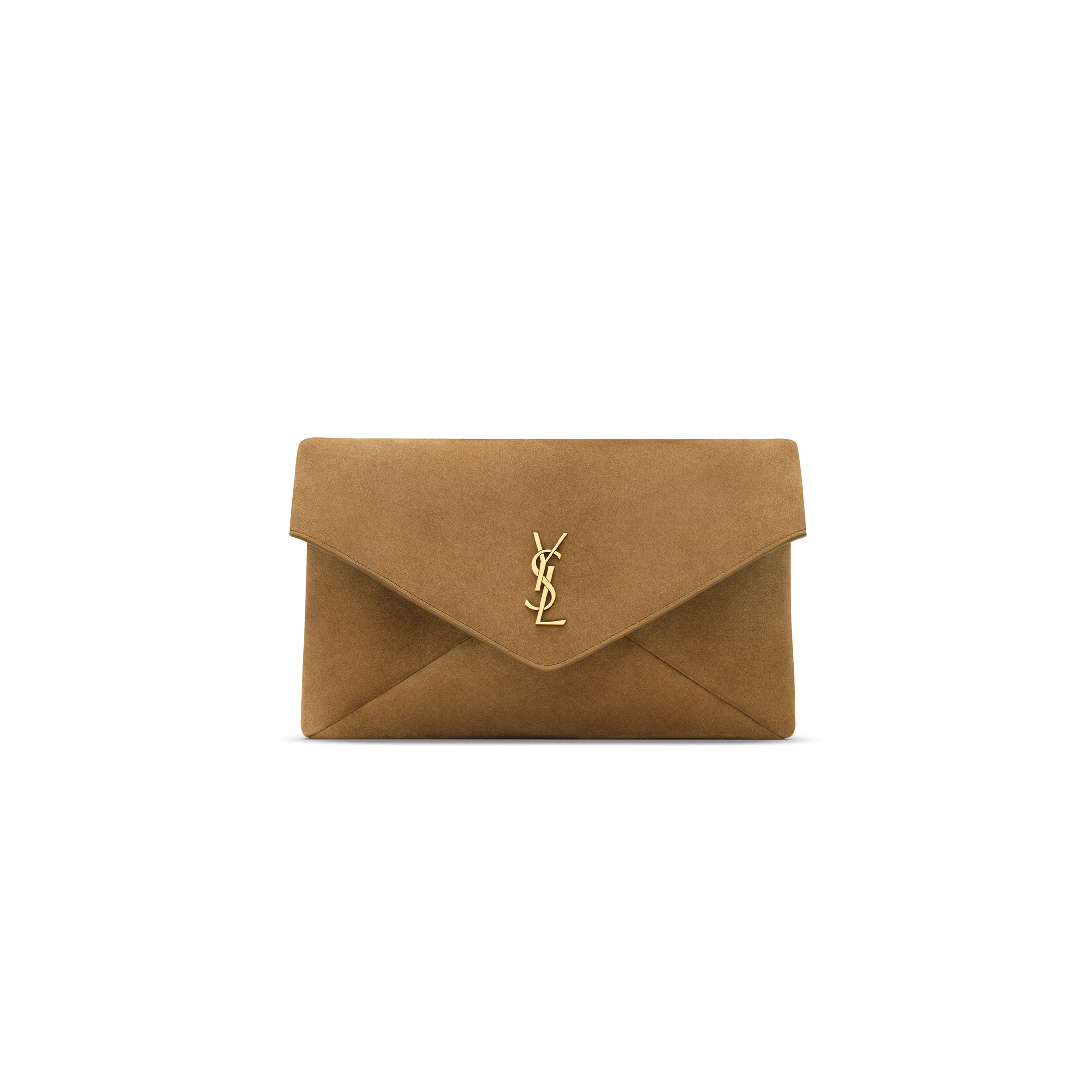 YSL CASSANDRE LARGE ENVELOPE POUCH IN SUEDE 7693071U80W3194 (29.5*18*4.5cm)